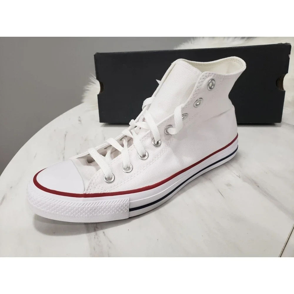 NEW Converse All Star Chuck Taylor White Sneakers MENS SIZE 8  / WOMENS SIZE 10 - Picture 3 of 5